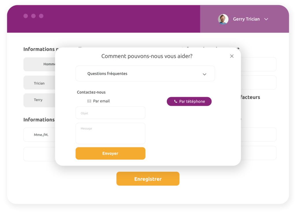 Contactez facilement notre service client OneDoc Pro