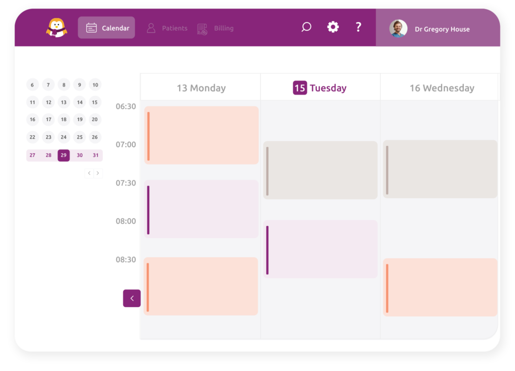 Manage your agenda easily
