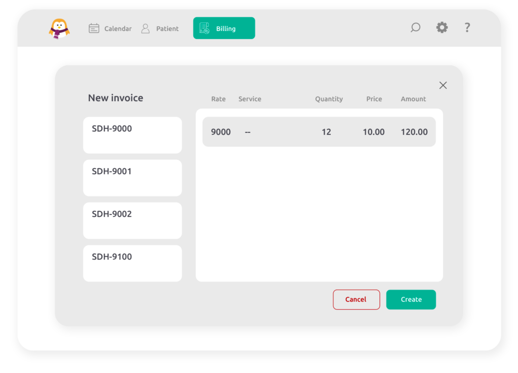 Simplify invoicing dental hygienist